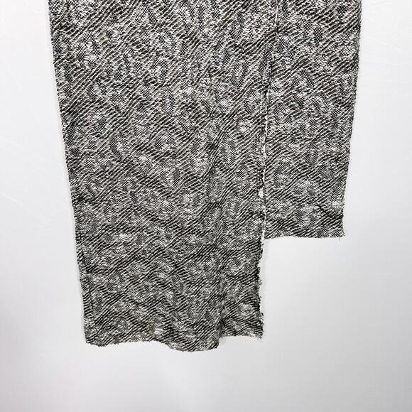 Free People XSmall XS Gray Cora Asymmetrical Jacquard Sweater Dress Cowl Neck - Picture 5 of 12